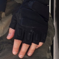 fingerless motorcycle glove